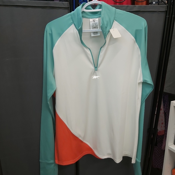 Reebok running 1/4 zip sweatshirt - Picture 5 of 13